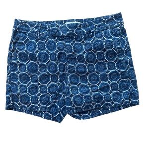 Level 99 Cindie Blue Floral Shorts